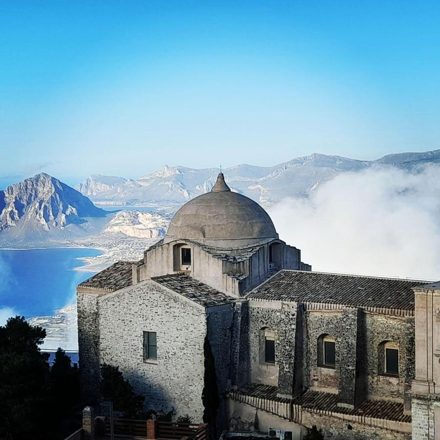 Casa Cattauro Camere Vista Cielo Erice Exteriör bild