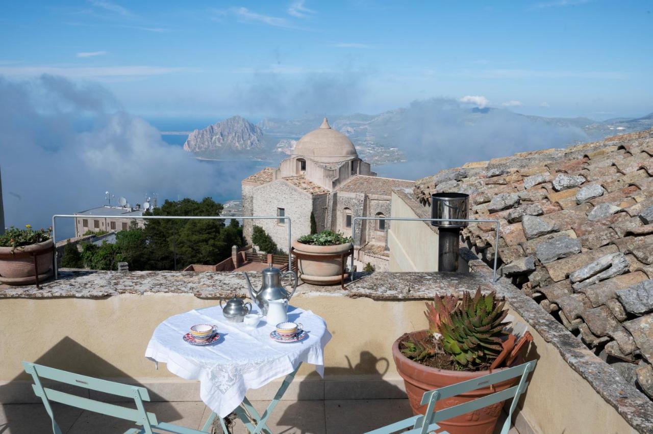 Casa Cattauro Camere Vista Cielo Erice Exteriör bild