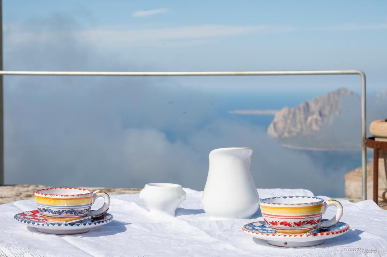 Casa Cattauro Camere Vista Cielo Erice Exteriör bild